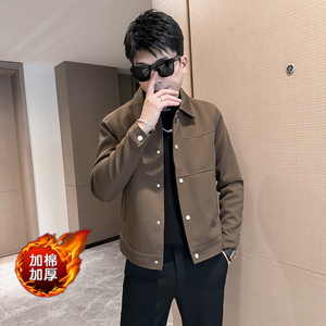 312A-9908-8P130控175秋冬季新款社会小伙夹克外套男潮流上衣