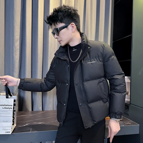 312A-M01-P138控178  冬季男士潮牌棉衣外套韩版潮流夹克棉袄A
