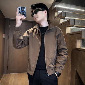 312A-J523-P98 控138 秋季新款社会小伙夹克外套男潮流韩版上衣A图片
