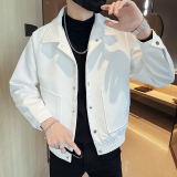 312A-2296-8P130控175秋冬社会小伙夹克外套加棉加厚韩版上衣Q，男装夹克，星座312A