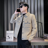 312A-J531-P135控175秋季新款社会小伙夹克外套男潮流韩版上衣B，男装夹克，星座312A