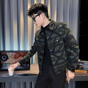 312A-S63-P130 控170 秋冬季呢子韩版男装夹克潮流高级秋冬上衣C，男装夹克，星座312A