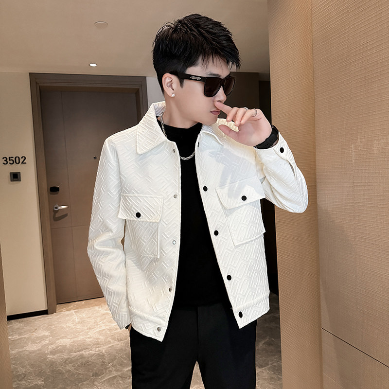 312A-2821-P120控165秋季新款社会小伙夹克外套男潮流韩版上衣C,男装夹克,星座312A