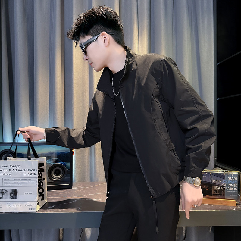 312A-J607-P98控145春季新款社会小伙夹克外套男潮流韩版上衣E，男装夹克，星座312A