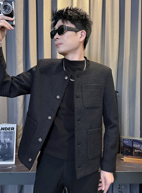 312A-S57-P138 控178 秋冬季呢子韩版男装夹克潮流高级秋冬上衣D
