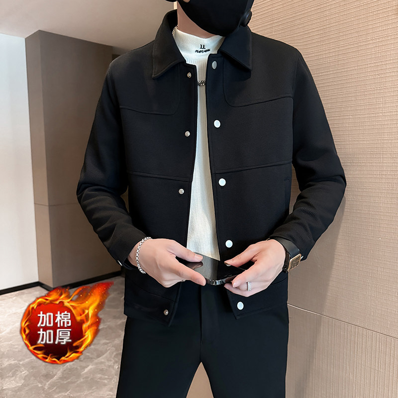 312A-9908-8P130控175秋冬季新款社会小伙夹克外套男潮流上衣,男装夹克,星座312A