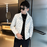 312A-2371-P98控145秋季新款社会小伙夹克外套男潮流韩版上衣C，男装夹克，星座312A