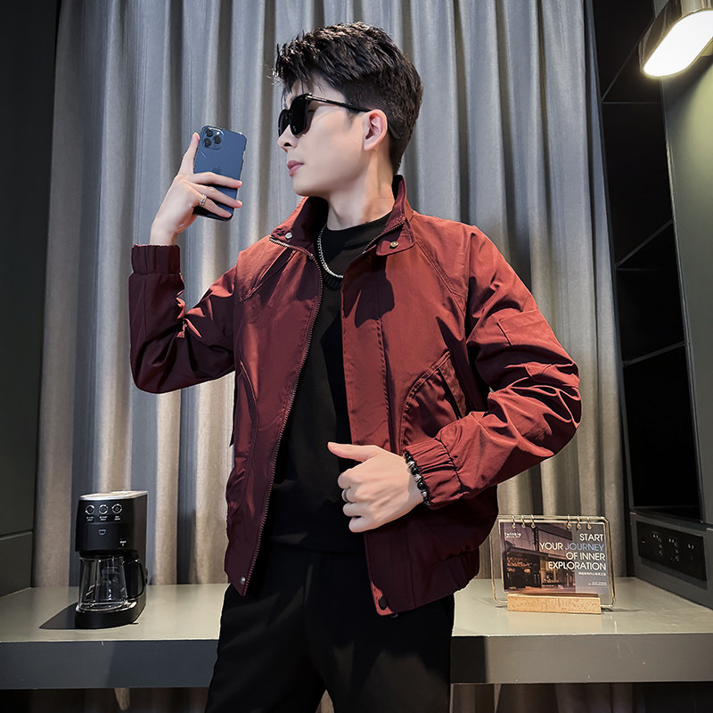 312A-J501-P98控138春季新款社会小伙夹克外套男潮流韩版上衣B,男装夹克,星座312A