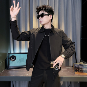 312A-J606-P98 控145 春季新款社会小伙夹克外套男潮流韩版上衣E图片
