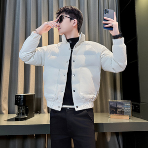 312A-8835-P138控178  冬季男士潮牌棉衣外套韩版潮流夹克棉袄B图片