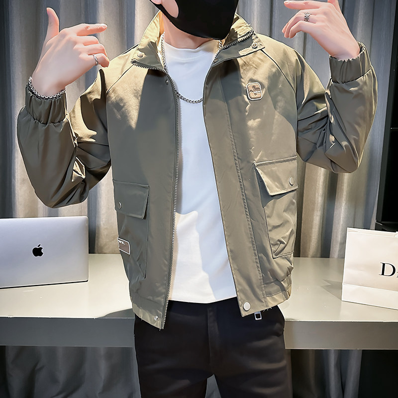 312A-2807-P98控138春季新款社会小伙夹克外套男潮流韩版上衣B,男装夹克,星座312A