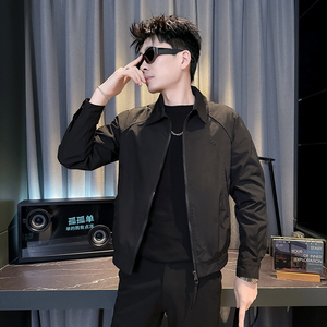 312A-J606-P98 控145 春季新款社会小伙夹克外套男潮流韩版上衣R图片
