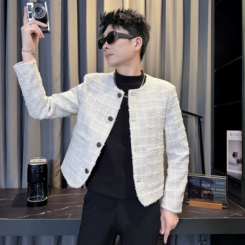 312A-S56-P138 控178 秋冬季呢子韩版男装夹克潮流高级秋冬上衣B