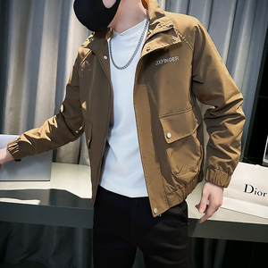 312A-2802-P98 控138 春季新款社会小伙夹克外套男潮流韩版上衣A图片