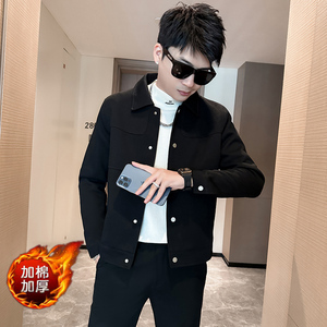 312A-9908-8  P130 控175 秋冬季新款社会小伙夹克外套男潮流上衣图片