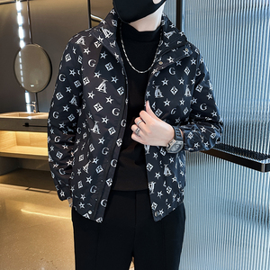 312A-2371-P98 控138 秋季新款社会小伙夹克外套男潮流韩版上衣A图片