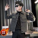 312A-J529-8P140控180秋季新款社会小伙夹克外套男潮流上衣A，男装夹克，星座312A