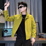 312A-J604-P98控145春季新款社会小伙夹克外套男潮流韩版上衣A，男装夹克，星座312A