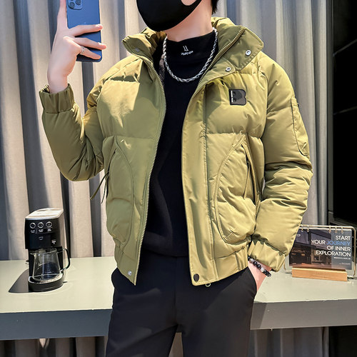 312A-6621-P138控178  冬季男士潮牌棉衣外套韩版潮流夹克棉袄B
