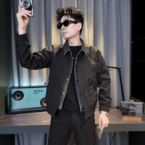 312A-J601-P108 控155 春季新款社会小伙夹克外套男潮流韩版上衣E图片