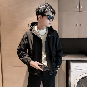 312A-2825-P115 控158 秋季新款社会小伙夹克外套男潮流韩版上衣B图片