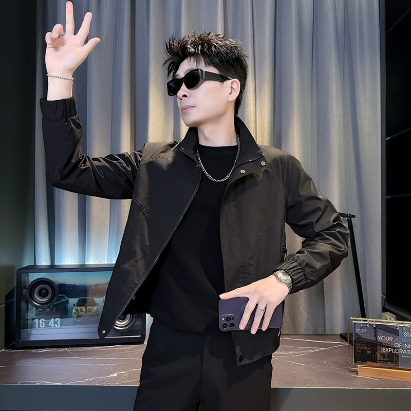 312A-J604-P98控145春季新款社会小伙夹克外套男潮流韩版上衣E,男装夹克,星座312A