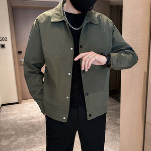 312A-2823-P100 控138 秋季新款社会小伙夹克外套男潮流韩版上衣A图片