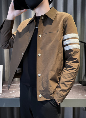 312A-J526-P98 控138 秋季新款社会小伙夹克外套男潮流韩版上衣A
