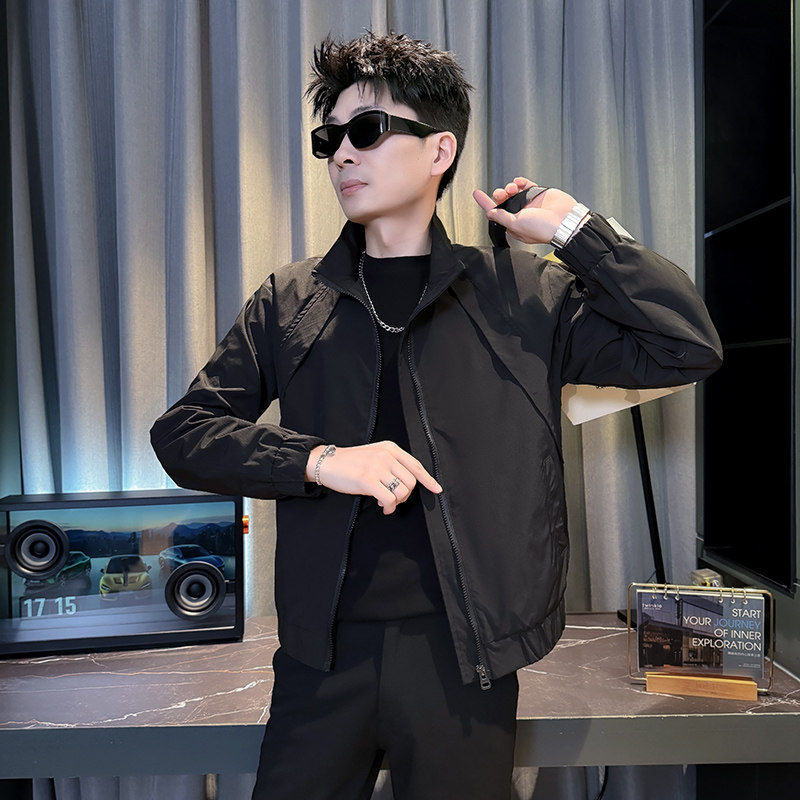 312A-J609-P98控145春季新款社会小伙夹克外套男潮流韩版上衣A,男装夹克,星座312A