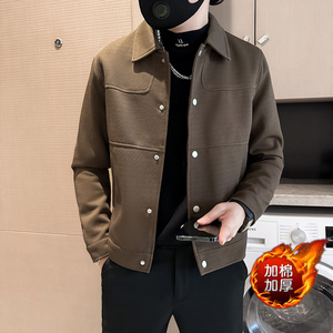 312A-9908-8  P130 控175 秋冬季新款社会小伙夹克外套男潮流上衣图片