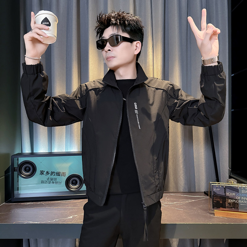 312A-J608-P98控145春季新款社会小伙夹克外套男潮流韩版上衣D,男装夹克,星座312A