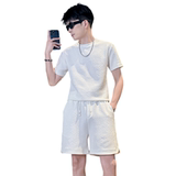 K58T58-P90控136夏季社会小伙工装套装夏装韩版运动服A，男装休闲套装，星座312A