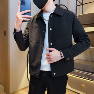 312A-J508-P98 控138 新款社会小伙夹克外套男潮流韩版上衣B图片