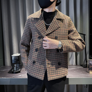 312A-J530-P130 控170 秋季新款社会小伙夹克外套男潮流韩版上衣B图片