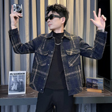 312A-S53-P130控170秋冬季呢子韩版男装夹克潮流高级秋冬上衣D，男装夹克，星座312A