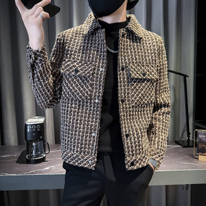312A-J531-P135 控175 秋季新款社会小伙夹克外套男潮流韩版上衣A图片