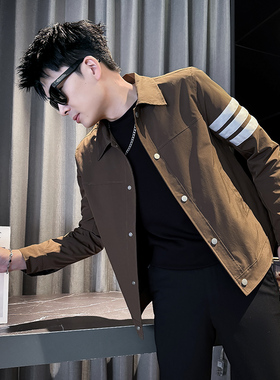 312A-J526-P98 控138 秋季新款社会小伙夹克外套男潮流韩版上衣A