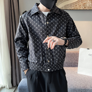 312A-2302-P98 控138 社会小伙夹克外套男潮流韩版上衣H图片