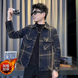 312A-S53-8P140控180秋冬季新款社会小伙夹克外套男潮流上衣D，男装夹克，星座312A