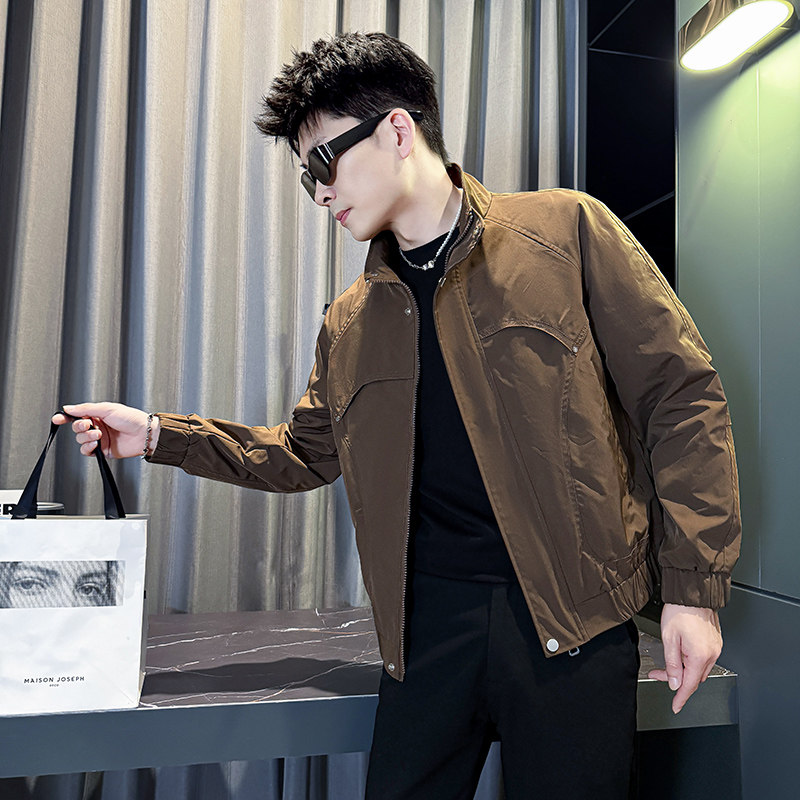 312A-J538-P98控138秋季新款社会小伙夹克外套男潮流韩版上衣C,男装夹克,星座312A