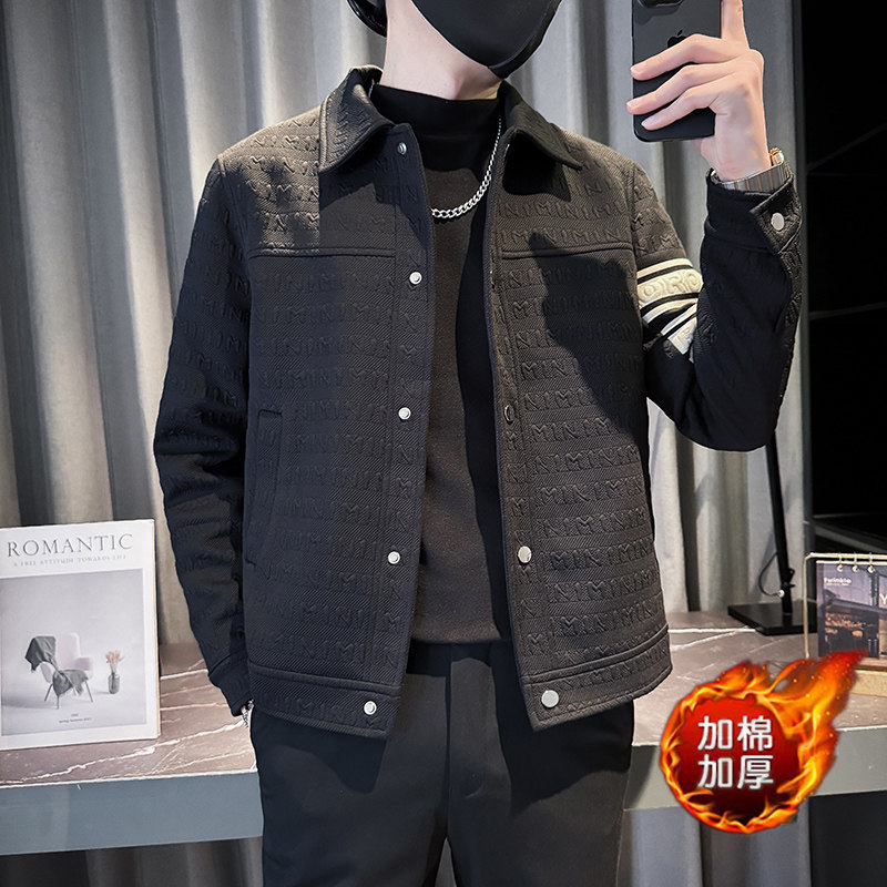 312A-J533-8P130控175秋季新款社会小伙夹克外套男潮流上衣B,男装夹克,星座312A