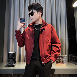 312A-J505-P98 控138 春季新款社会小伙夹克外套男潮流韩版上衣Q图片