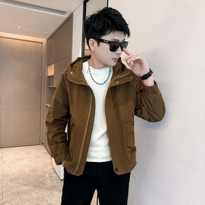 312A-2825-P115 控158 秋季新款社会小伙夹克外套男潮流韩版上衣B图片