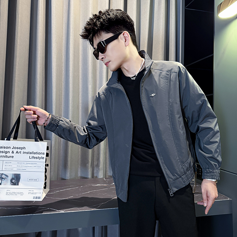 312A-J536-P98 控138 秋季新款社会小伙夹克外套男潮流韩版上衣C，男装夹克，星座312A