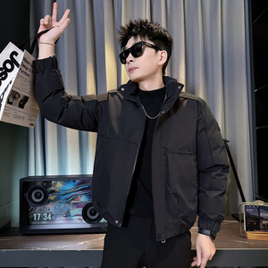 312A-M09-P138控178  冬季男士潮牌棉衣外套韩版潮流夹克棉袄Q图片