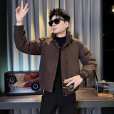 312A-M09-P138控178冬季男士潮牌棉衣外套韩版潮流夹克棉袄B，男装夹克，星座312A
