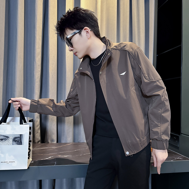 312A-J540-P98控138秋季新款社会小伙夹克外套男潮流韩版上衣B，男装夹克，星座312A