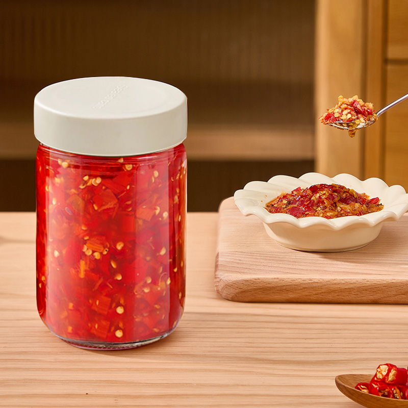 辣椒酱专用罐高硼硅玻璃