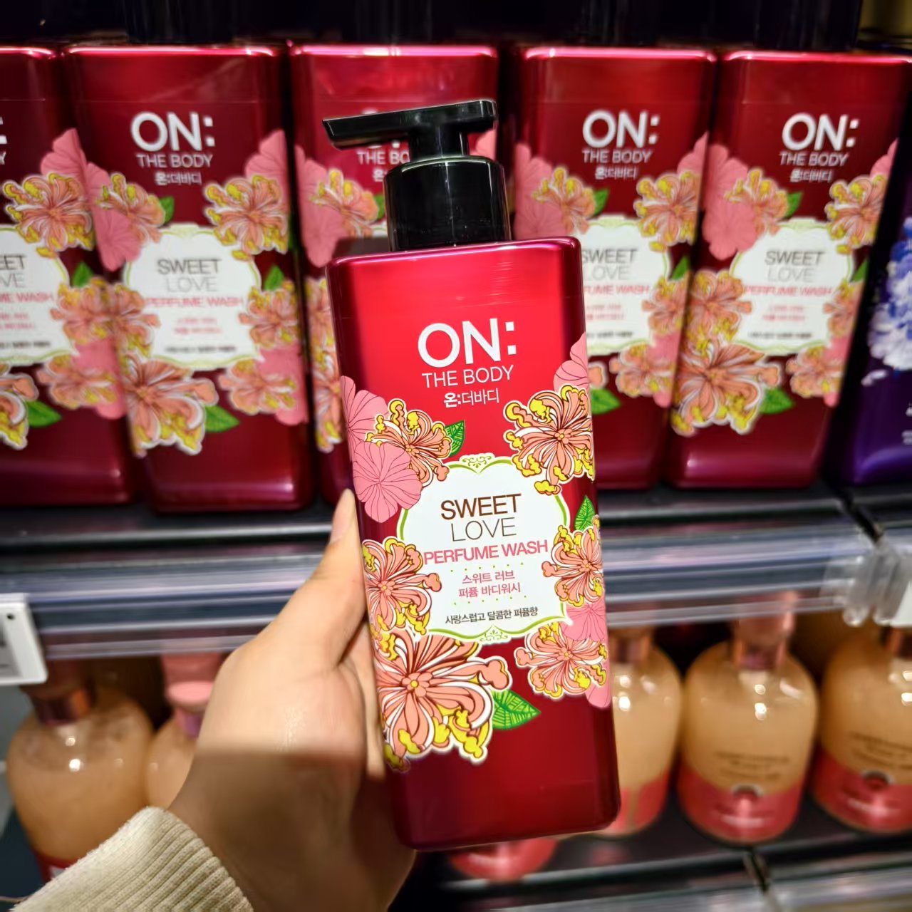 胖东来沐浴露 安主笛甜蜜之恋香水沐浴露500g新乡胖东来超市正品