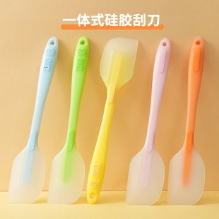 硅胶刮刀奶油蛋糕大号烘培工具抹刀搅拌铲刀 食品级一体式